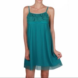 A’Reve Tulle Layer Babydoll Slip Dress